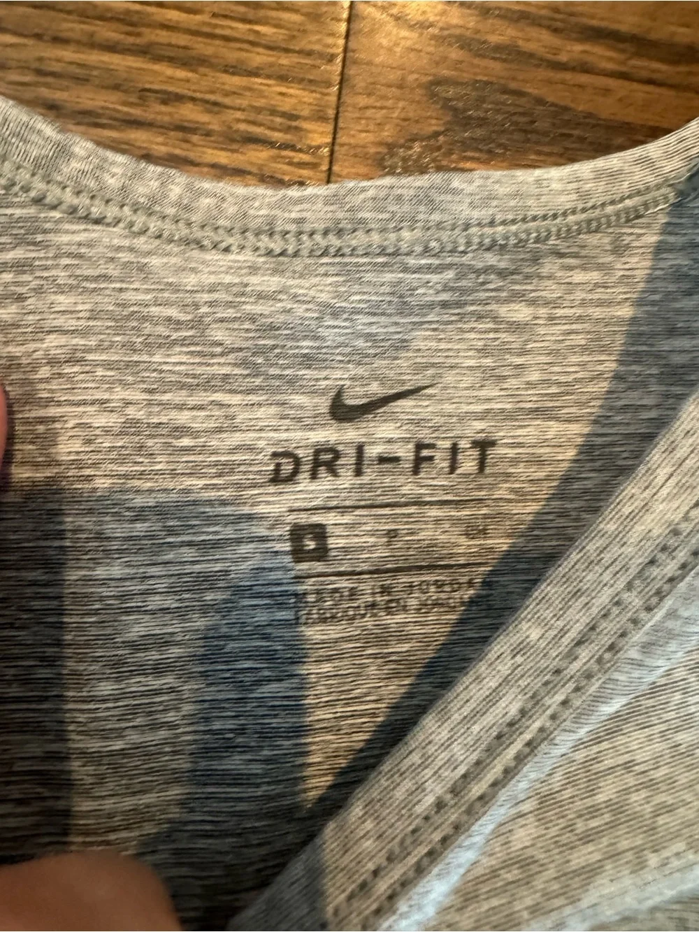 Nike Women’s Light Gray Athletic Tank Top